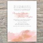 Printable Watercolor Invitation Diy For Wedding Or..